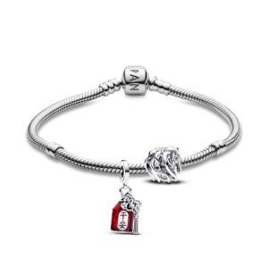 Vòng Bạc  Moments Khóa Hoa Hồng